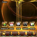 GOLD Go Launcher EX theme icon