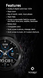 H350 Artistic Watch Face - Screenshot Image