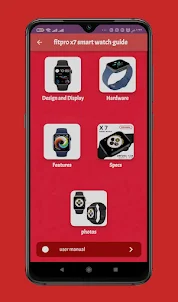fitpro x7 smart watch guide
