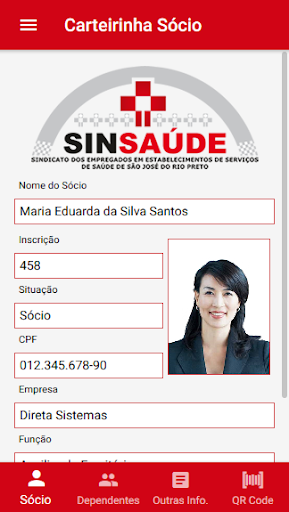 Carteirinha SinSaúde Rio Preto Screen 2