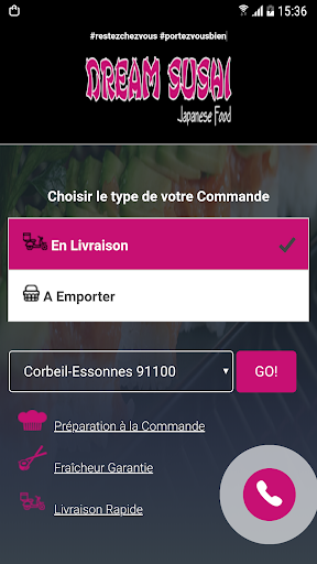 Android application Dream Sushi Saint-Germain screenshort