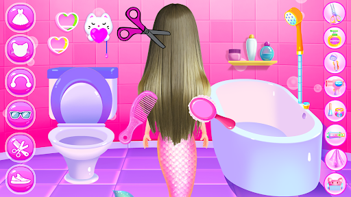 Princess Mermaid At Hair Salon screenshot 17