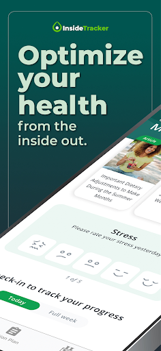 Android application InsideTracker screenshort