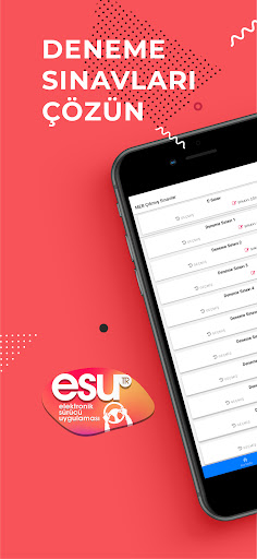Android application Esutr - Elektronik Sınav Uygul screenshort