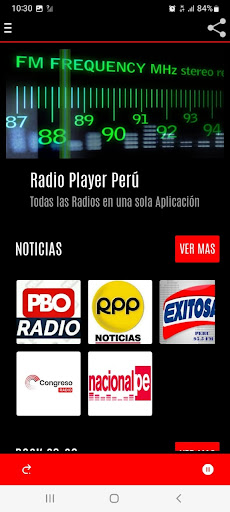 Radio Player Peru Screen 2