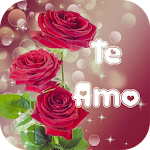 Cover Image of Download Flores con frases de amor romá  APK