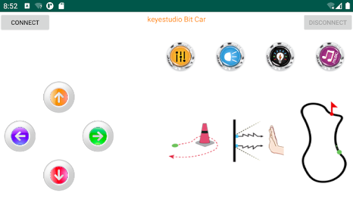 Android application keyes Bit Car screenshort