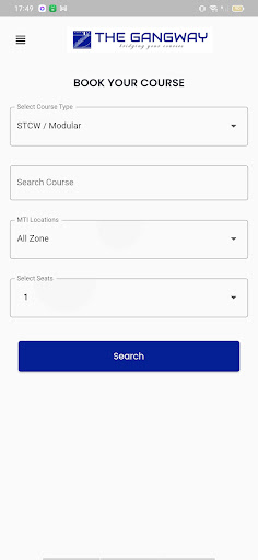 The Gangway Post-Sea Booking