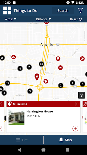 Screenshot of Visit Amarillo