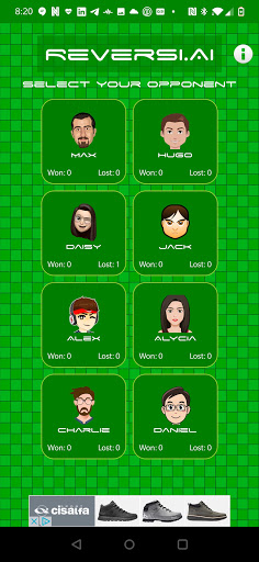 Android application Reversi.AI screenshort