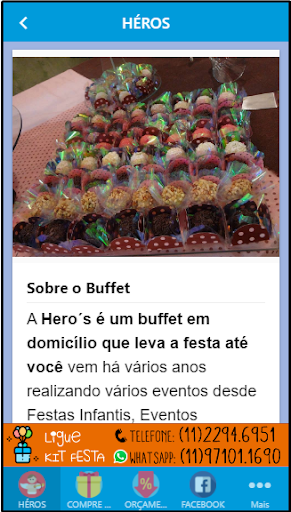 Hero´s Buffet Kit Festa Screen 3