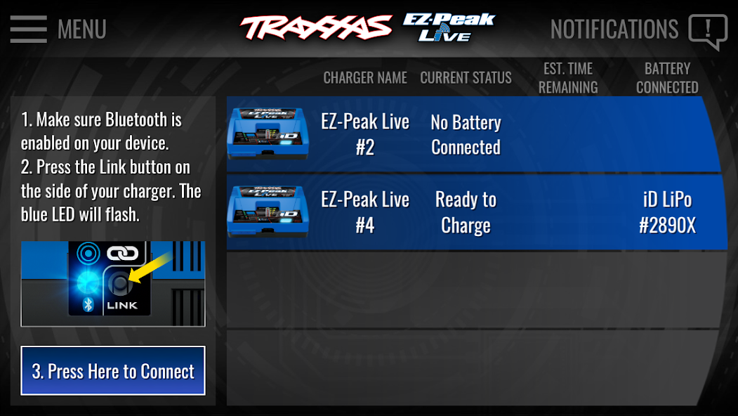 EZ-Peak Live UI shots 2
