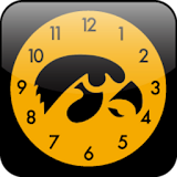 Iowa Hawkeye Clock Widget icon