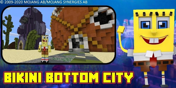 Bikini Bottom City Craft Map 7.0 screenshots 1