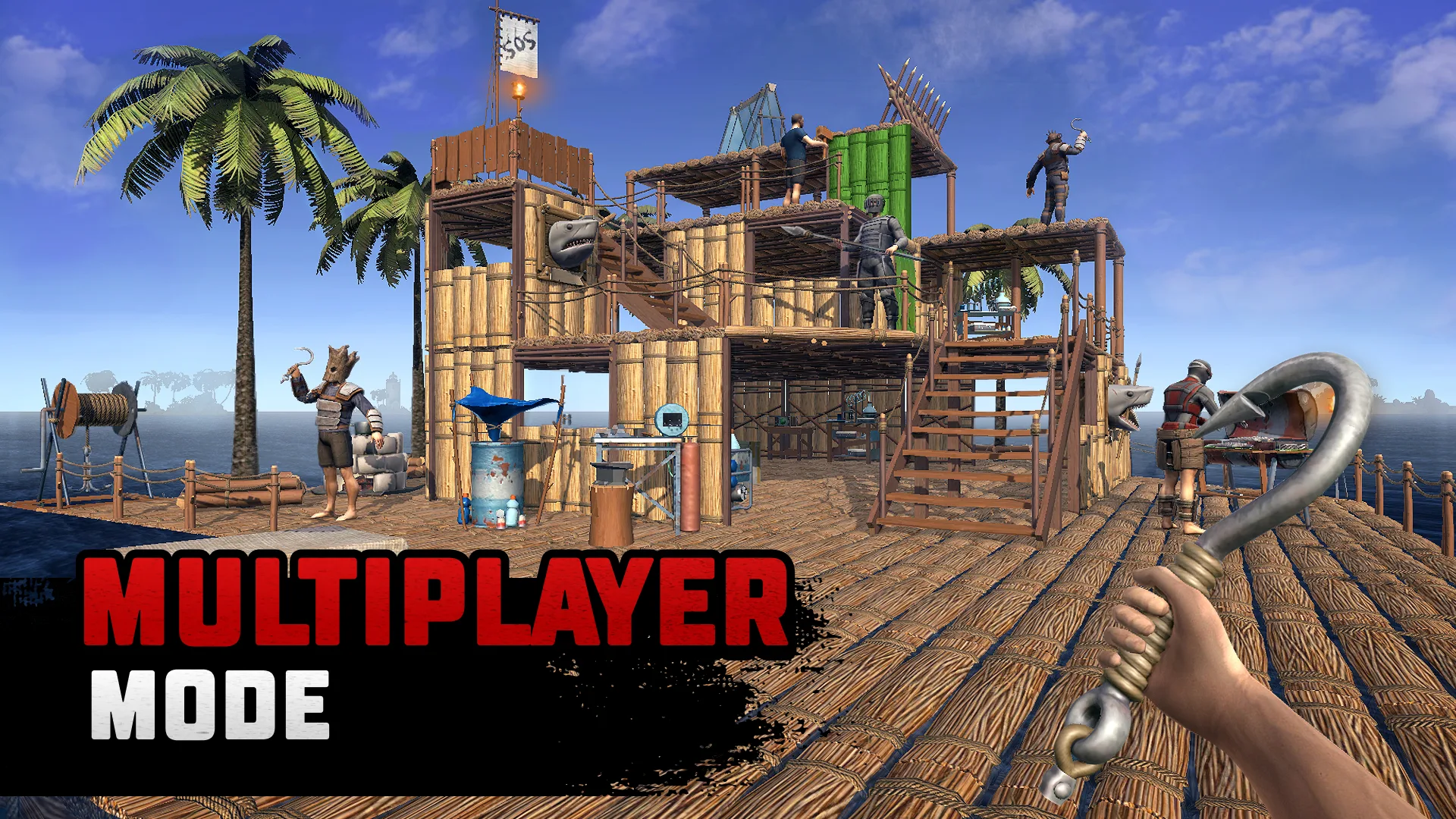 Raft Survival Multiplayer Mod Apk TechToDown