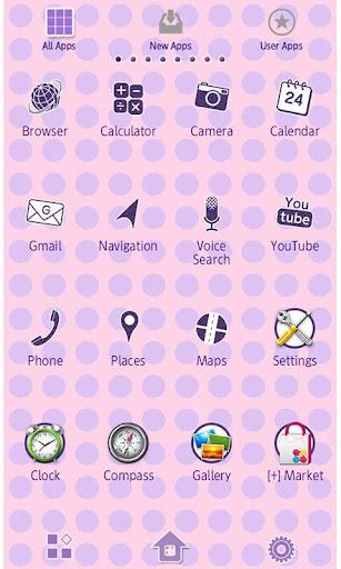 Poppin pink n purple Theme Screen 3