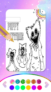 Poppy Coloring Pages Playtime