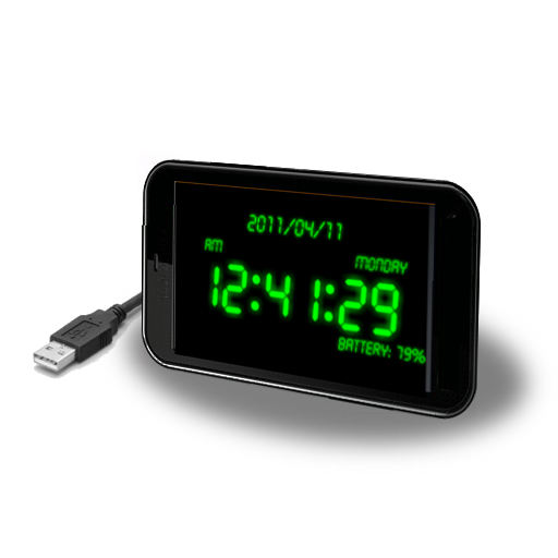Battery Clock β logo