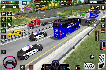 경찰 버스 시뮬레이터 게임