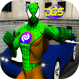 Real Flying Spider Hero City Rescue Battle icon