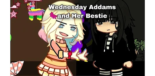 Gacha Wednesday Addams Club HD