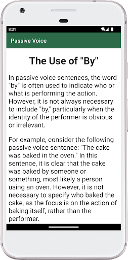 Passive Voice and Active Voice Screen 3