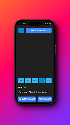 Convert Image PNG JPG GIF PDF Screen 2