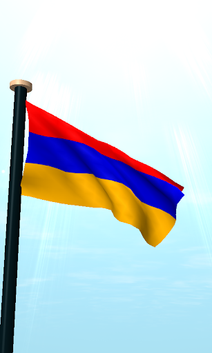 Armenia Flag 3D Live Wallpaper Screen 2