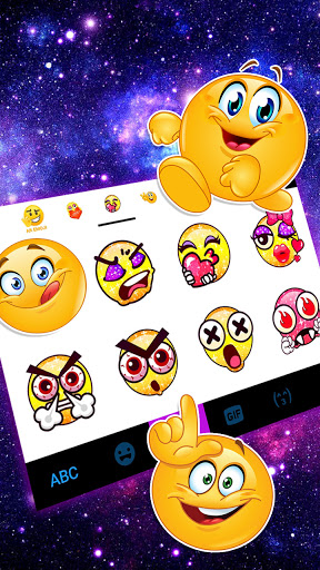 Rose Galaxy Keyboard Theme Screenshot 4 - AppWisp.com