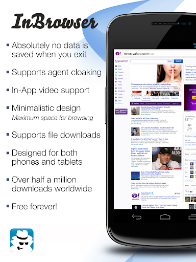 Android application InBrowser Beta screenshort