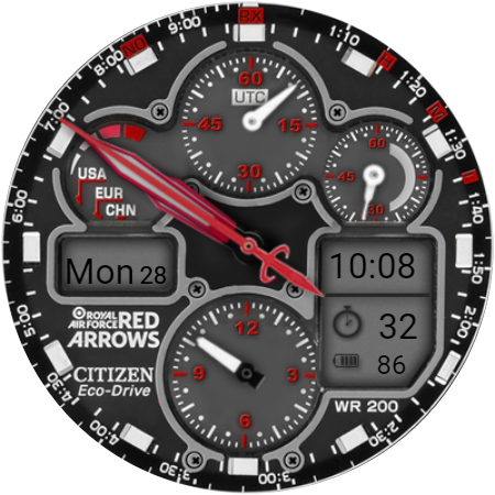 Citizen Digital Watch Face Q17 Screen 3