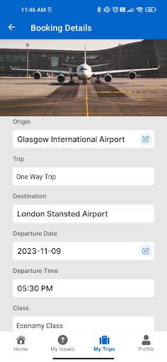 FlyBuy: Flight Bookings Screen 3