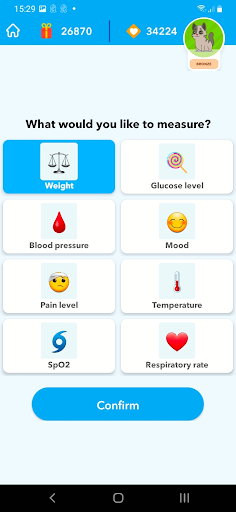 EmmaCare (Virtual Assistant) Screen 2