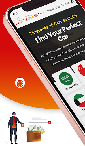 Android application SellOnCar.com screenshort