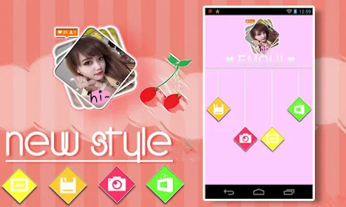 Emoji-Cute Pic, Shii overlays