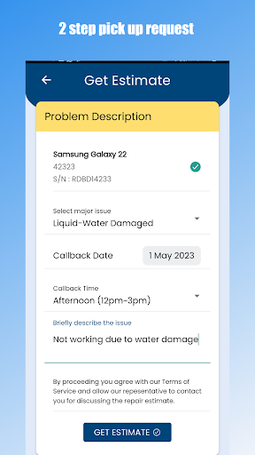 ServeGenie Electronics Repair Screen 3