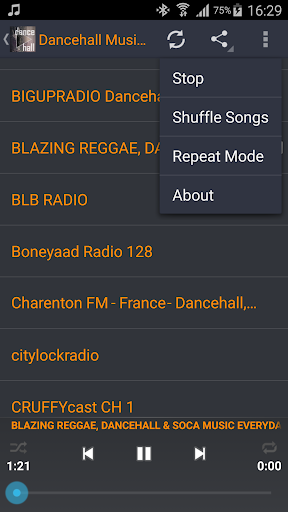 DanceHall Music ONLINE Screen 2