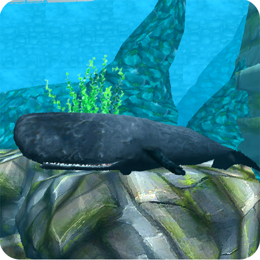 Whale Sim - Sea Eater Logo