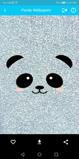 Cute Panda Wallpaper Screen 2