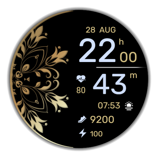 WaTchG007: Digital watch face logo