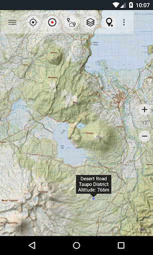 Android application New Zealand Topo Maps screenshort