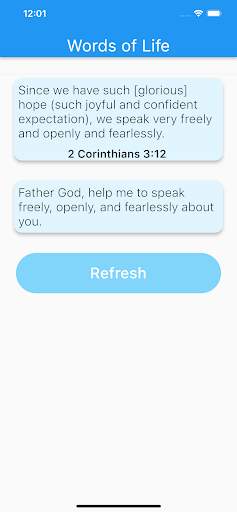 Words of Life - Devotional Screen 2