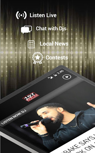 Screenshot of 107 JAMZ - Lake Charles (KJMH)