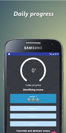 Android application English exercises screenshort