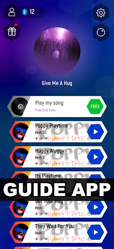 Huggy Wuggy Hop Tiles