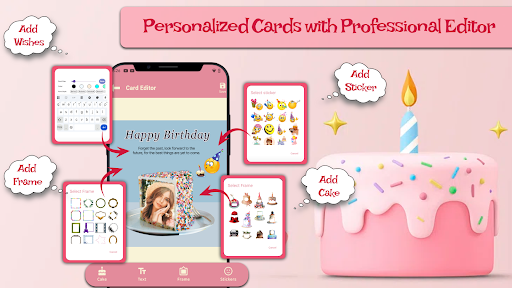 Photo & Name On Birthday Cake screenshot 28