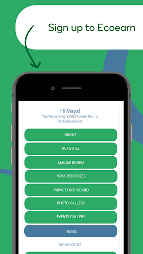 Android application Ecoearn screenshort