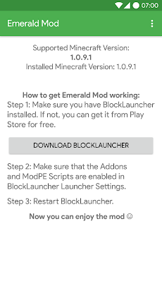 Emerald Mod For Minecraft Pe Androidアプリ Applion
