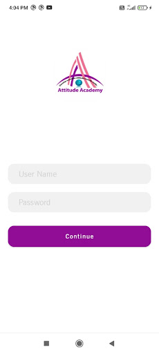 Android application Attitude Academy screenshort
