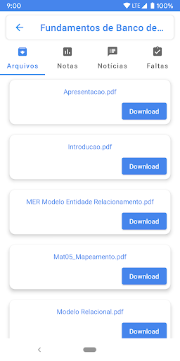 Android application Sigaa UFC screenshort